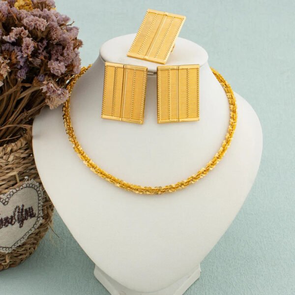 Yueming Copper Upscale Wedding Jewelry Set