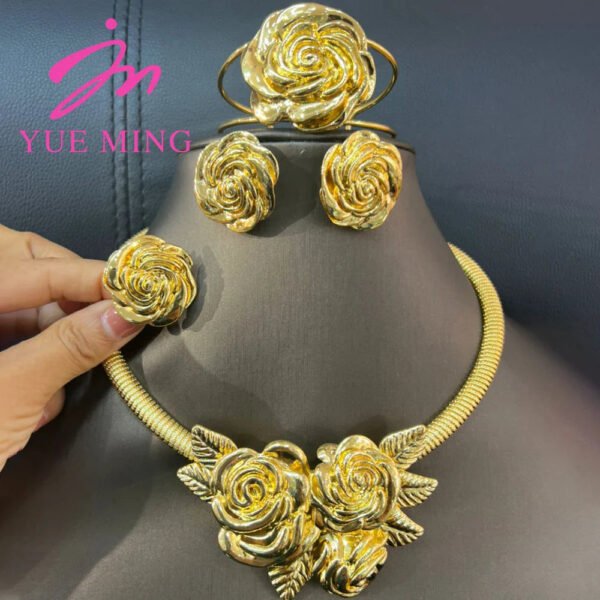 Yueming Copper Bridal Jewelry Decorative Set