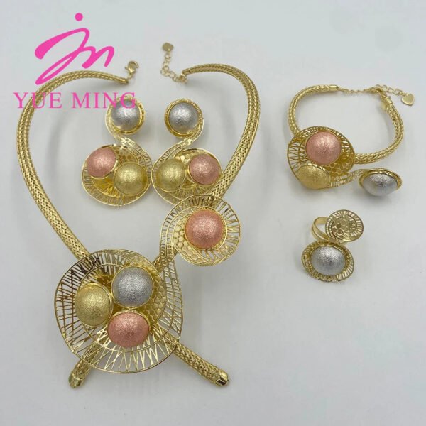 Yueming Copper Vintage Wedding Jewelry Set
