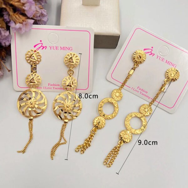 Yueming Brass Fashion Wedding Earrings