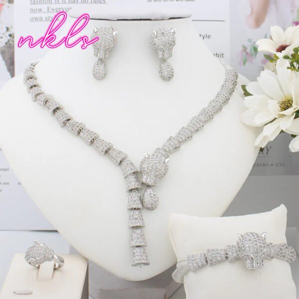 Yueming Gemstone Fashion Wedding Jewelry Set