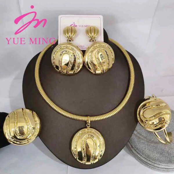 Yueming Copper Wedding Jewelry Fancy Set