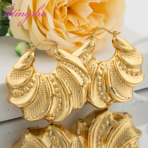 Yueming Vintage Chunky Earrings