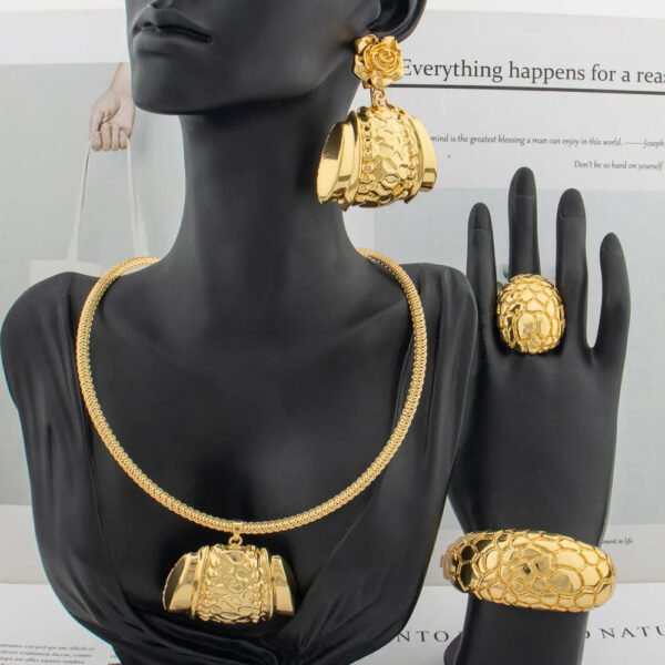 Yueming Copper Punk Jewelry Set