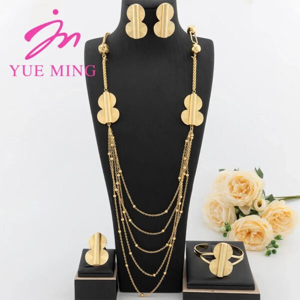 Yueming Trendy Statement Jewelry Unique Set