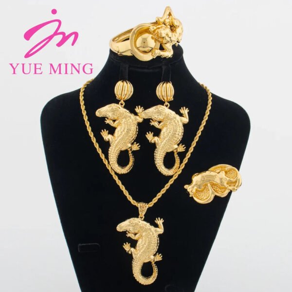 Yueming Copper Chic Wedding Jewelry Set