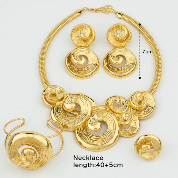 Yueming Copper Wedding Jewelry Unique Set