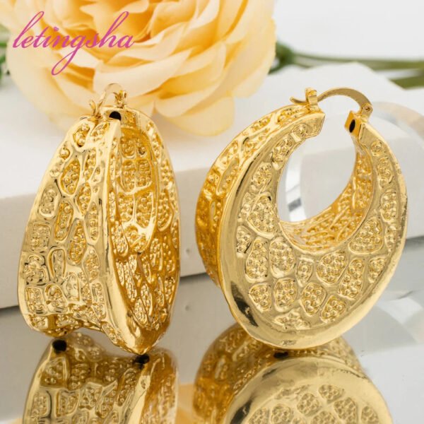 Yueming Retro Chunky Earrings