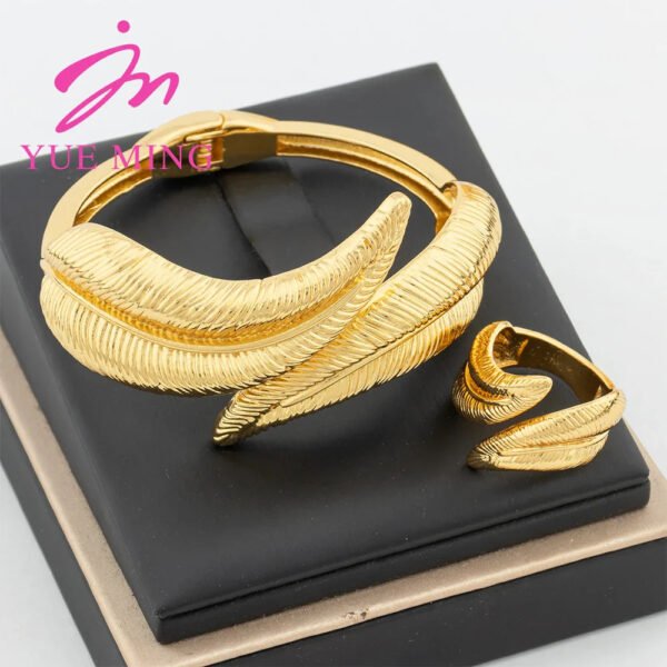 Yueming Leaf Bridal Bracelet