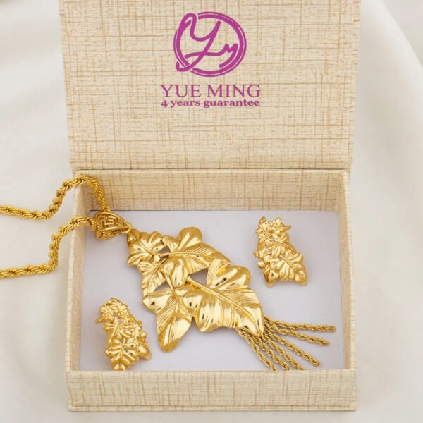 Yueming Copper Luxury Matrimonial Jewelry Set